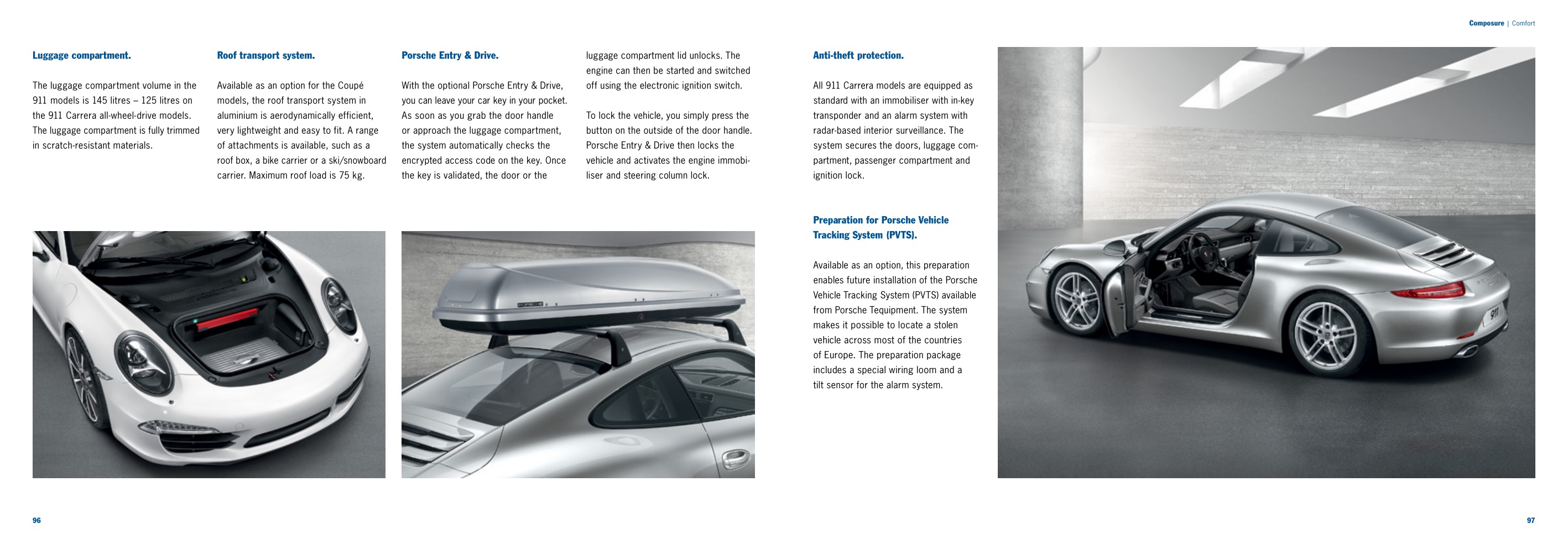 2014 Porsche 911 Brochure Page 76